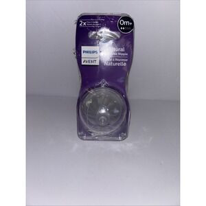Philips AVENT Silicone Natural Response Baby Bottle Nipples 0m+ Sealed Pack Of 2